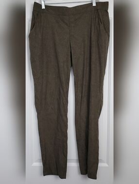 Toad & Co Womens Jetlite Travel Lizard Snake Patterned Pants - Size L - GUC